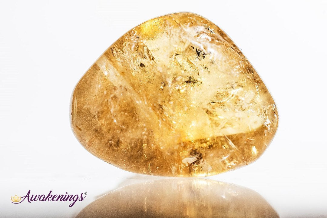 Dark Congo Citrine - Tumbled