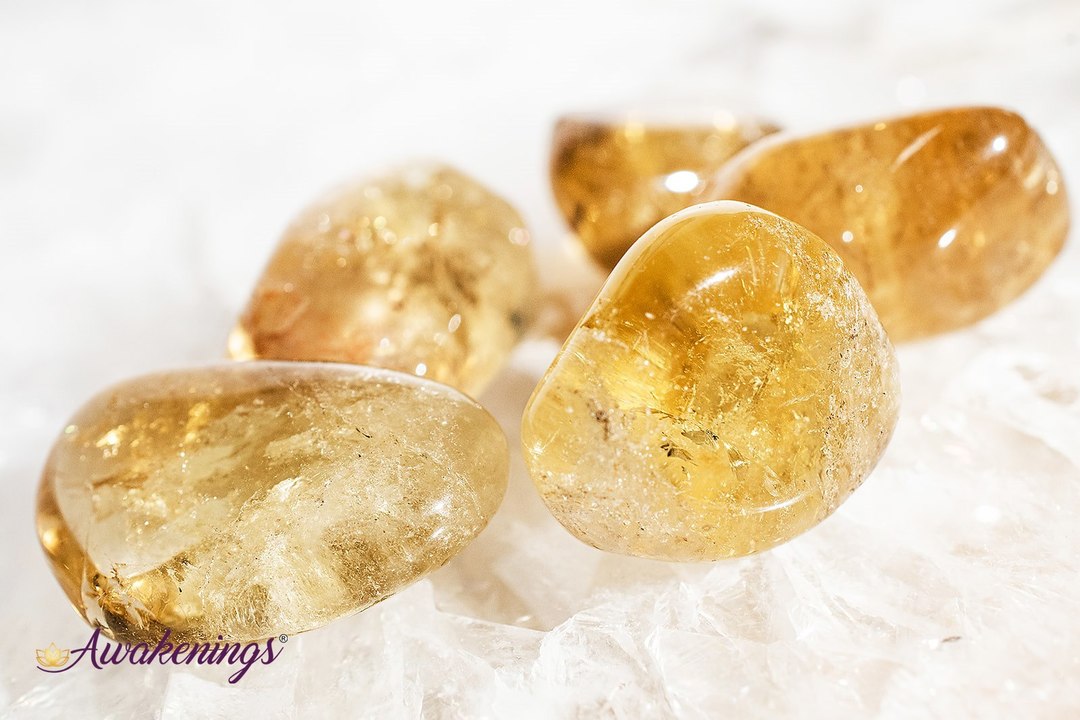 Dark Congo Citrine - Tumbled