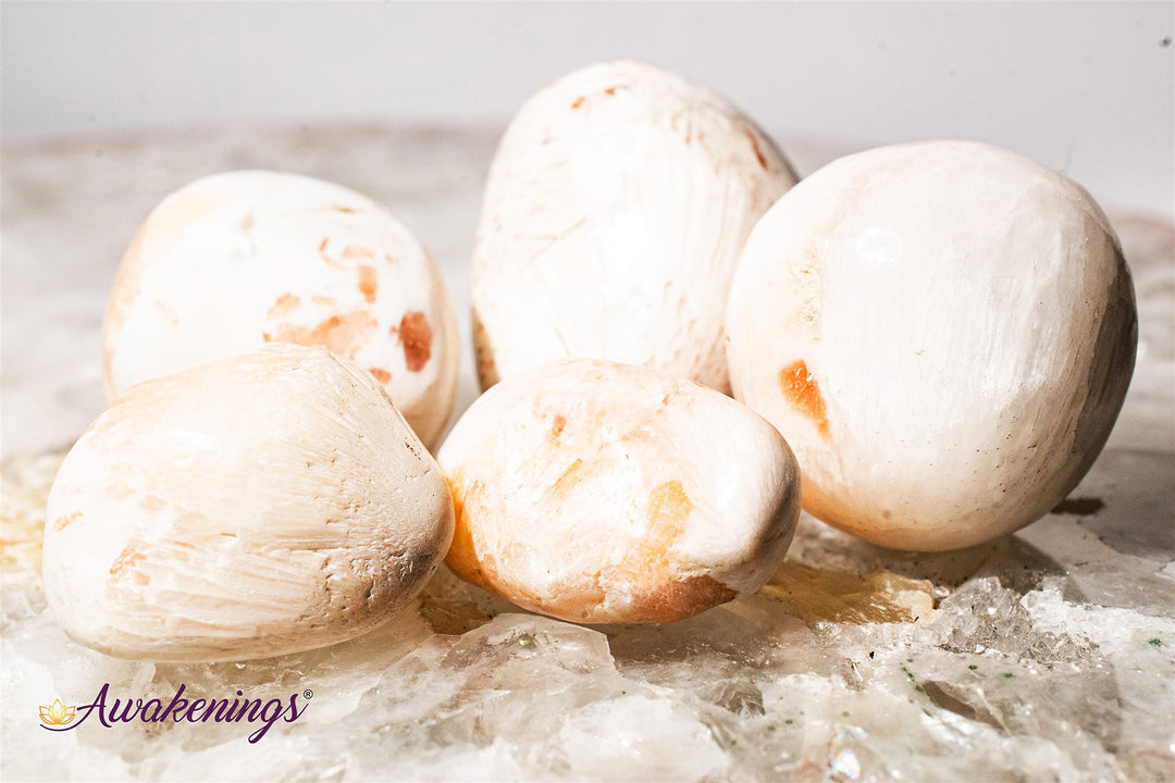 Orange Scolecite - Tumbled