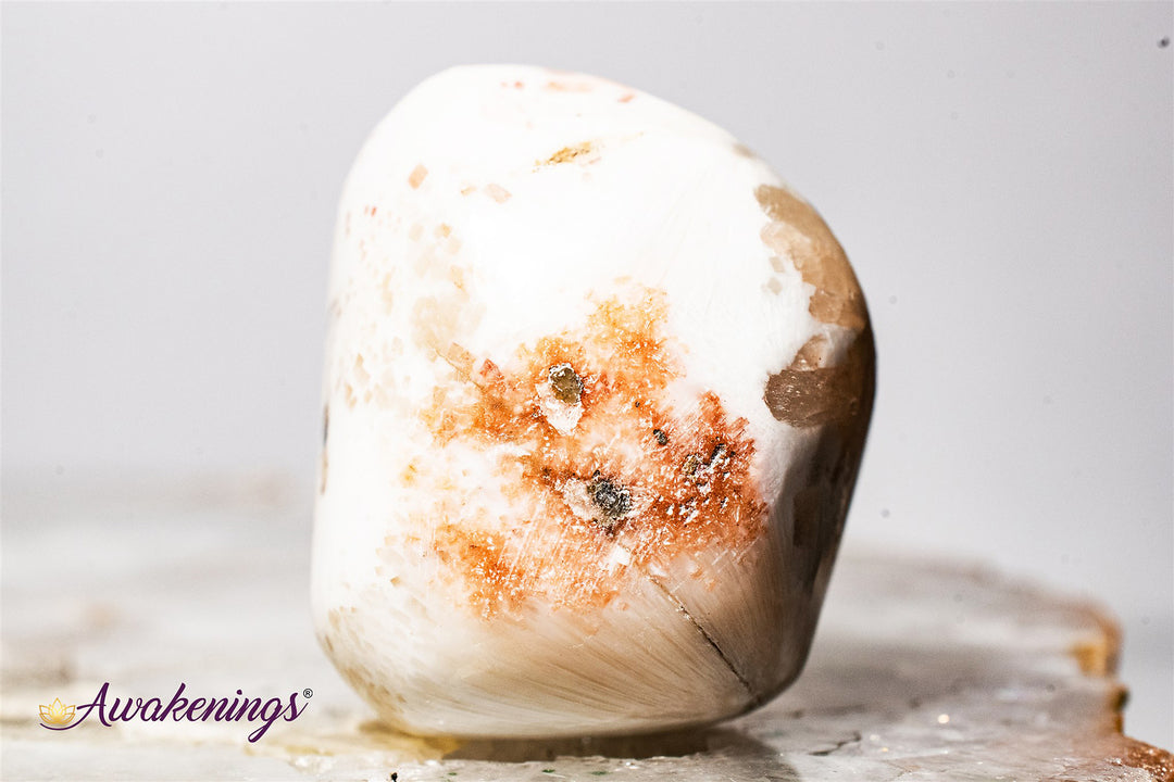 Orange Scolecite - Tumbled