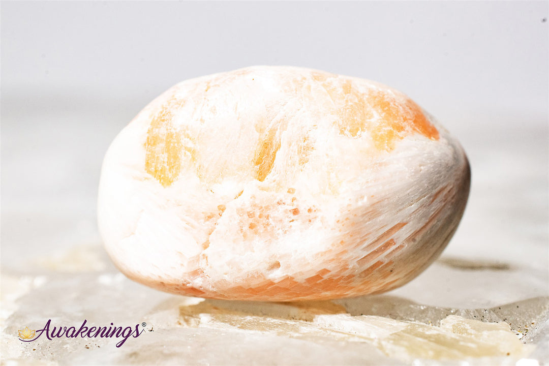 Orange Scolecite - Tumbled