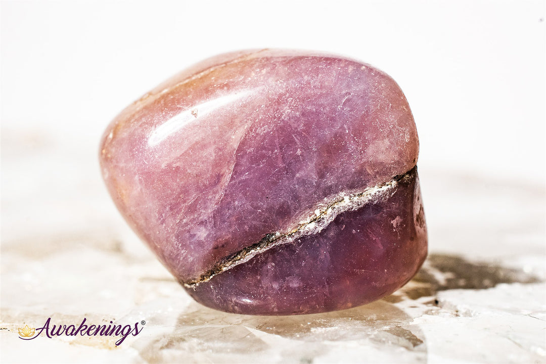 Purple Rose Quartz -  Tumbled
