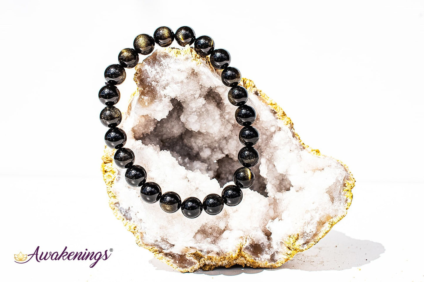 Goldsheen/Gold Sheen Obsidian Bracelet-8mm