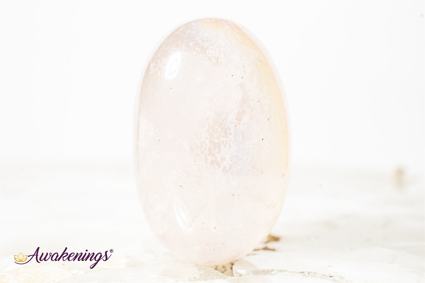 Aura Rose Quartz - Large Tumbled