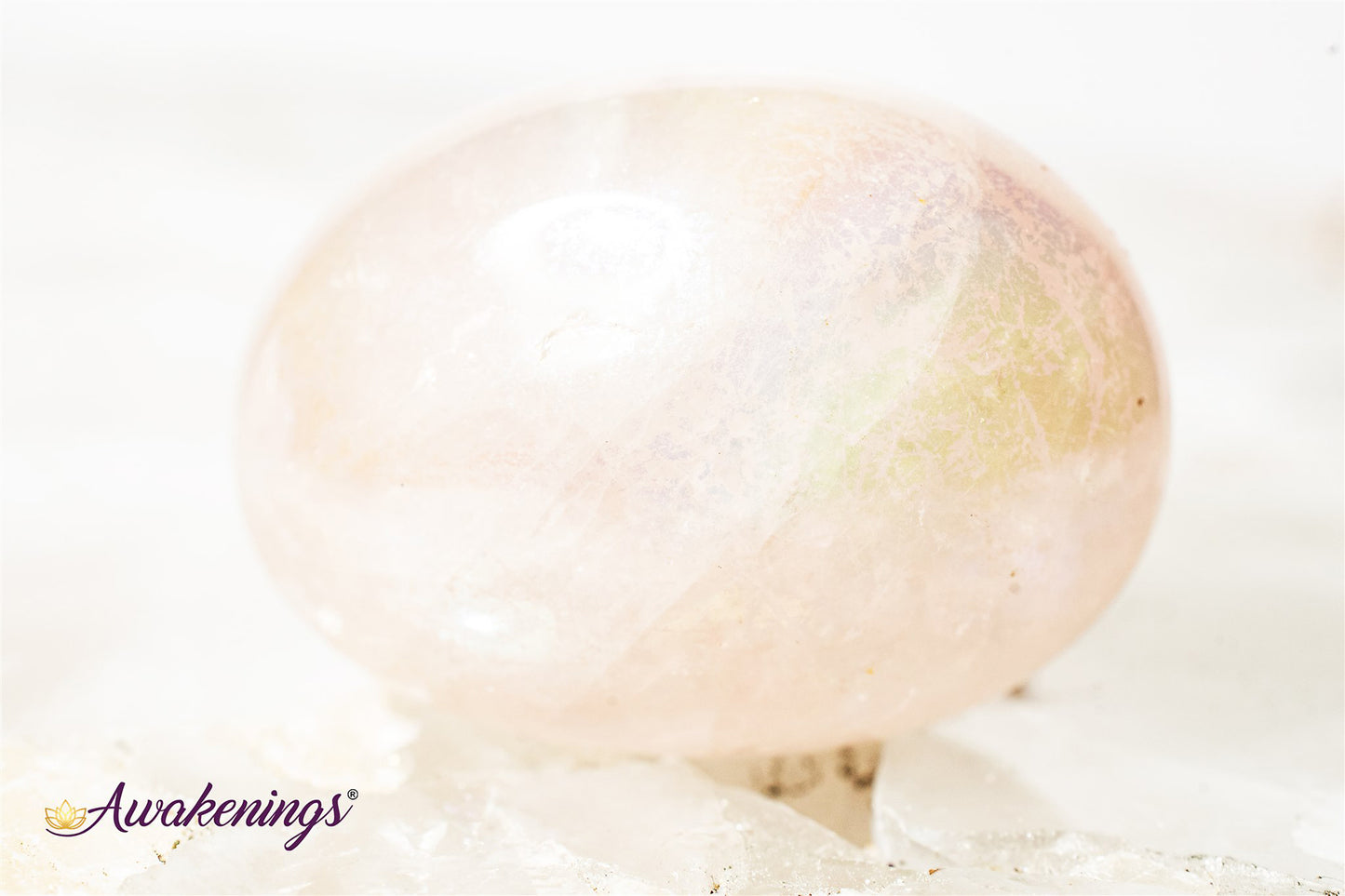 Aura Rose Quartz - Large Tumbled