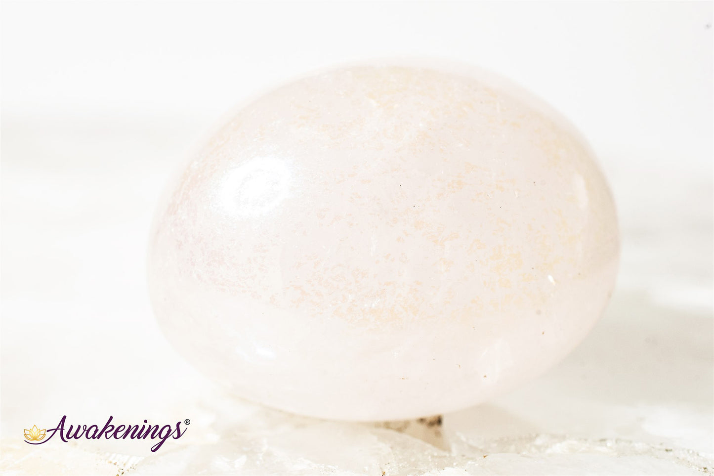 Aura Rose Quartz - Large Tumbled