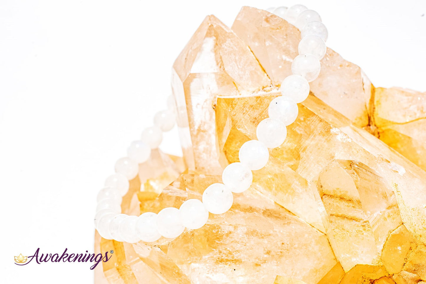 Rainbow Moonstone Bracelet - 6-8mm