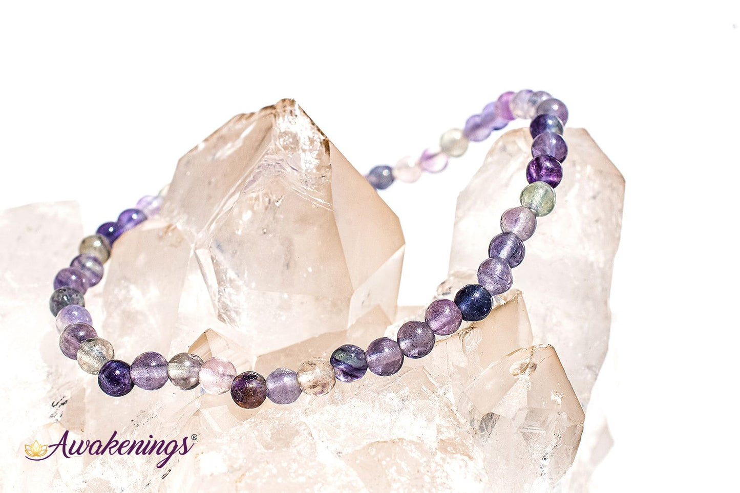 Rainbow Fluorite Bracelet- 4mm