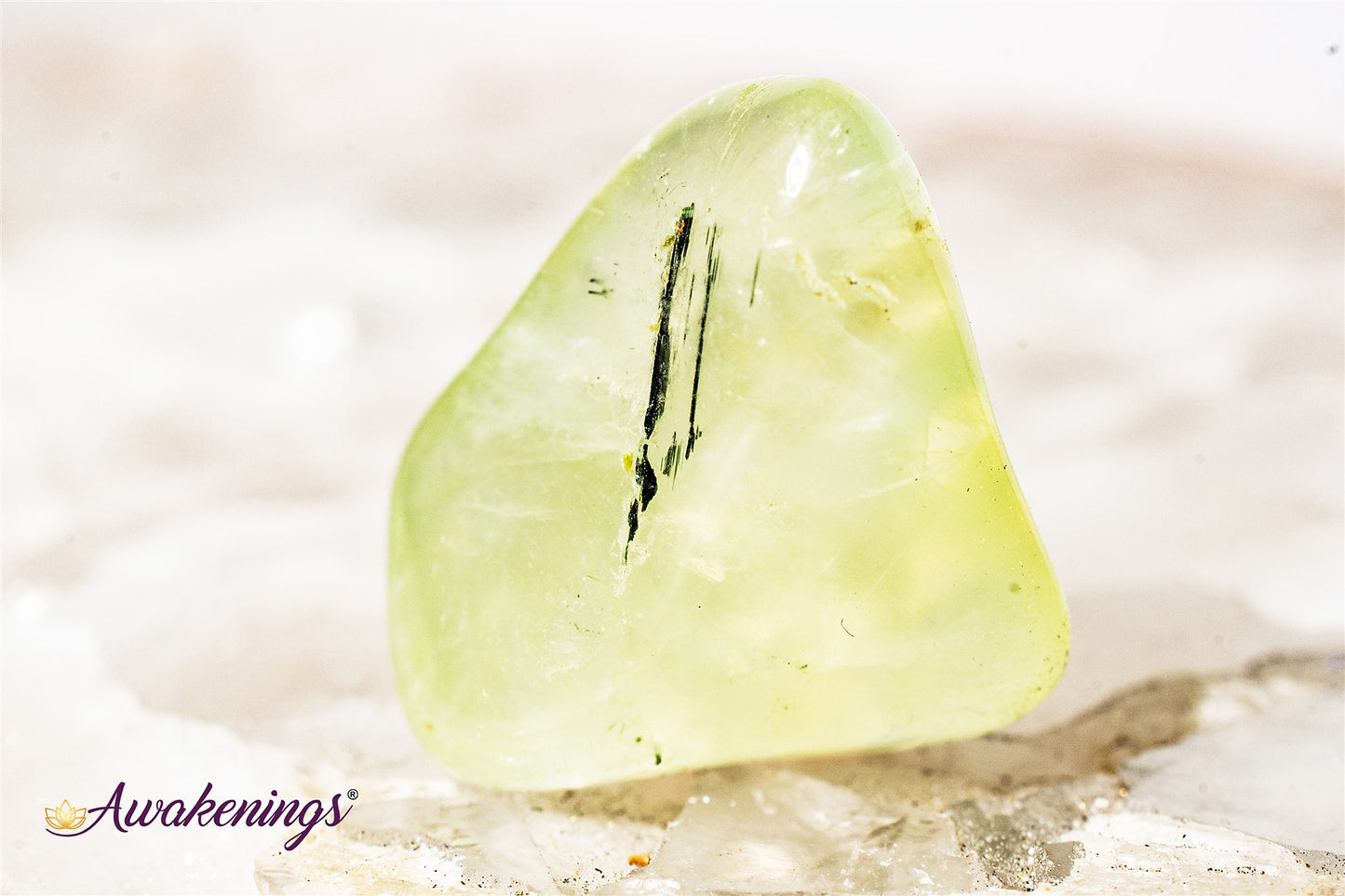 Green Prehnite - Tumbled