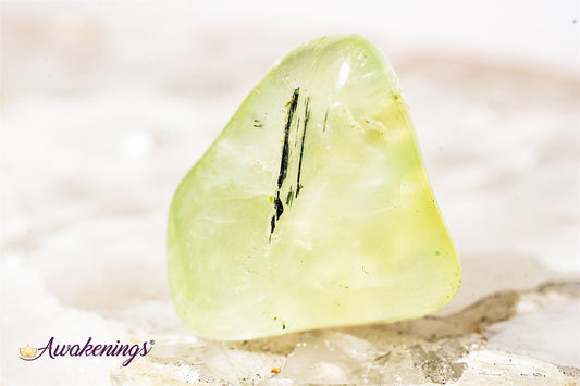 Green Prehnite - Tumbled