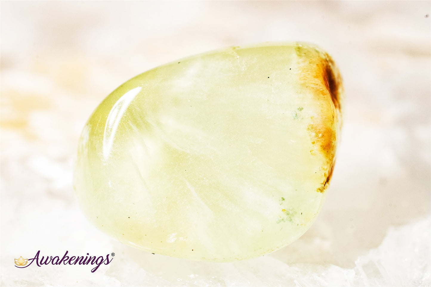 Green Prehnite - Tumbled
