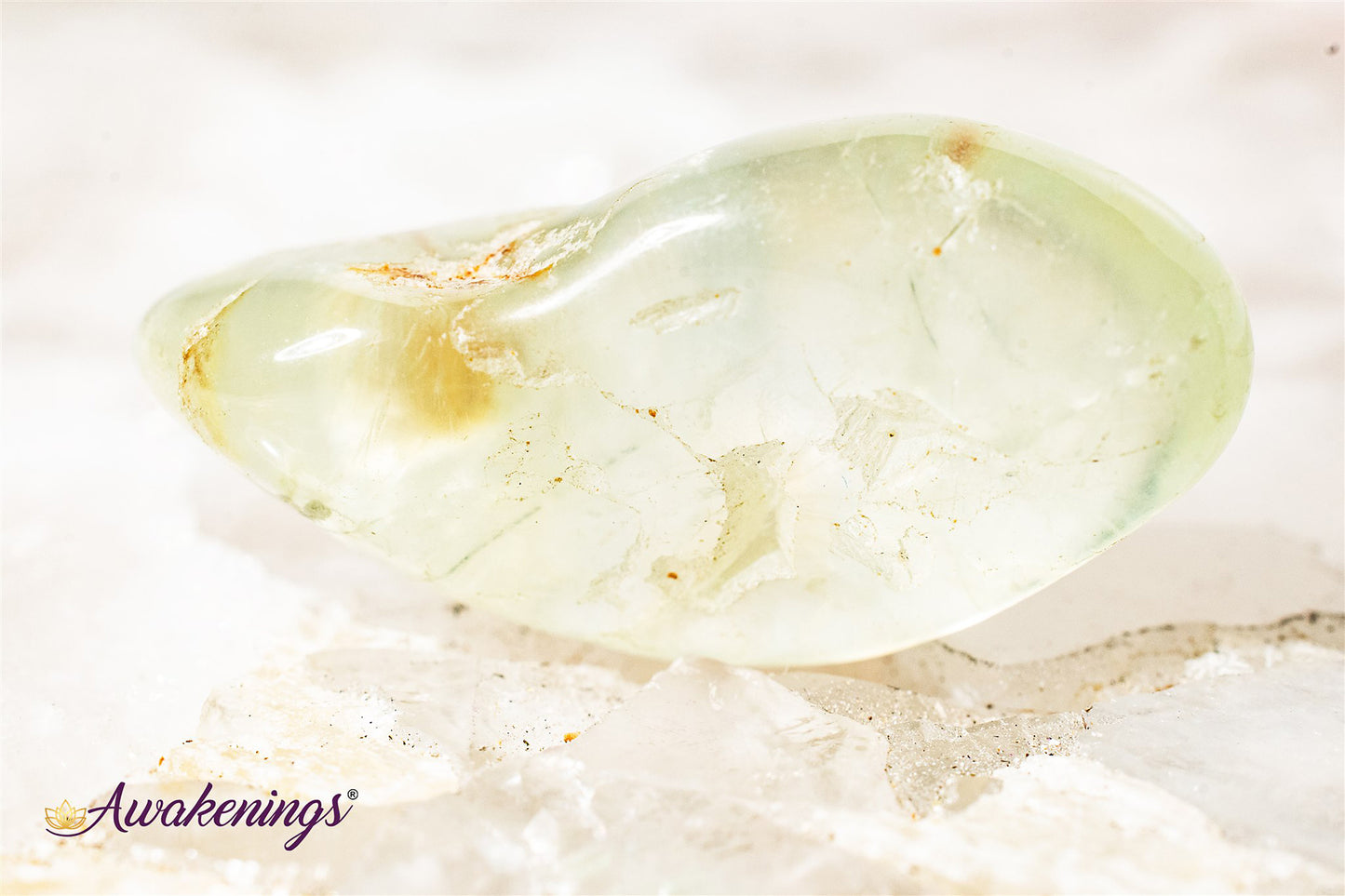 Green Prehnite - Tumbled