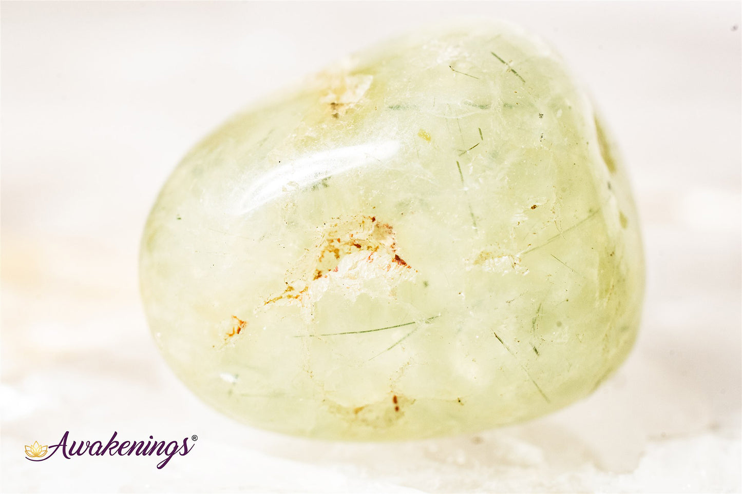 Green Prehnite - Tumbled