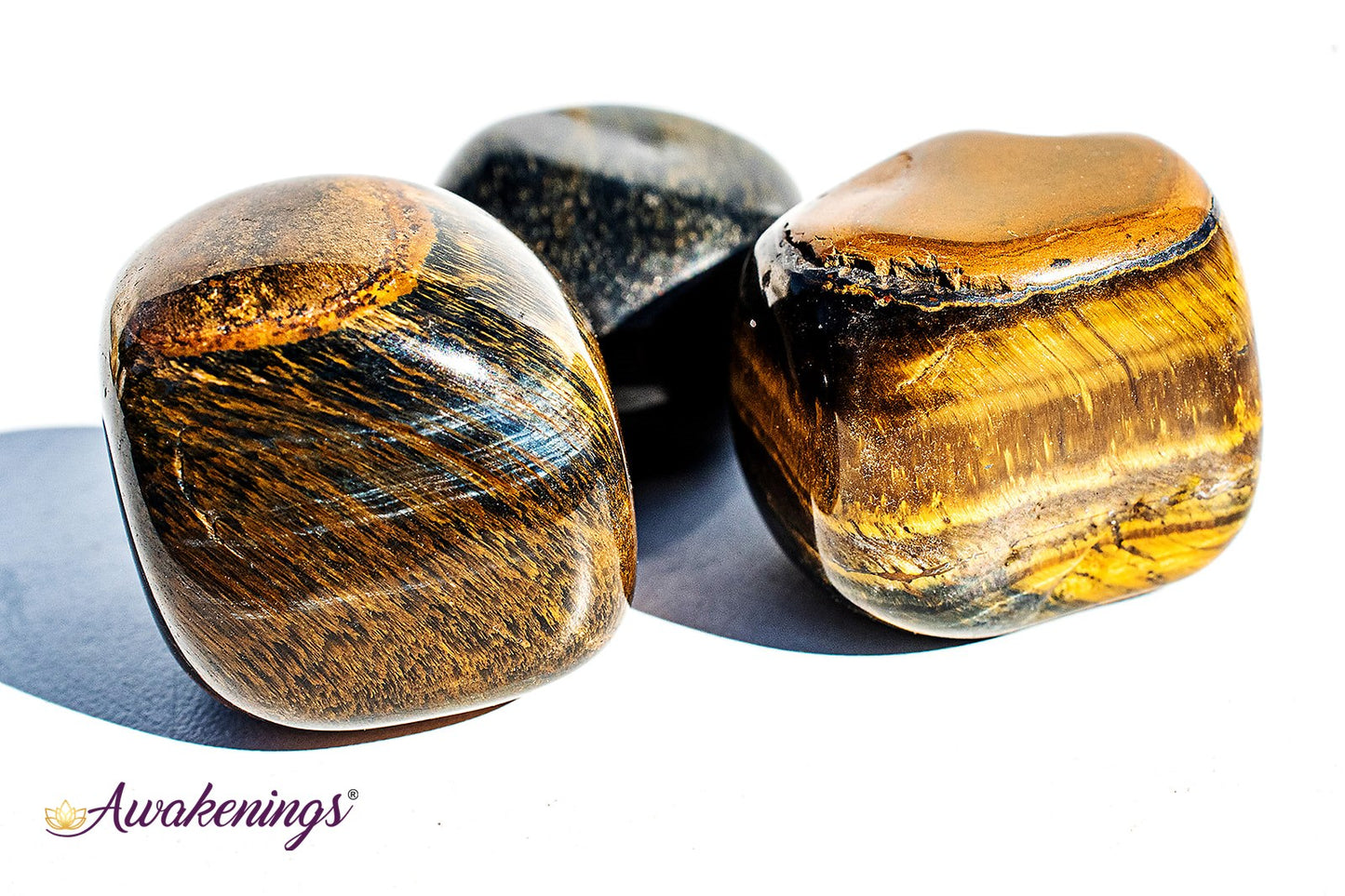 Blue Tigers Eye/Hawk Eye-Tumbled