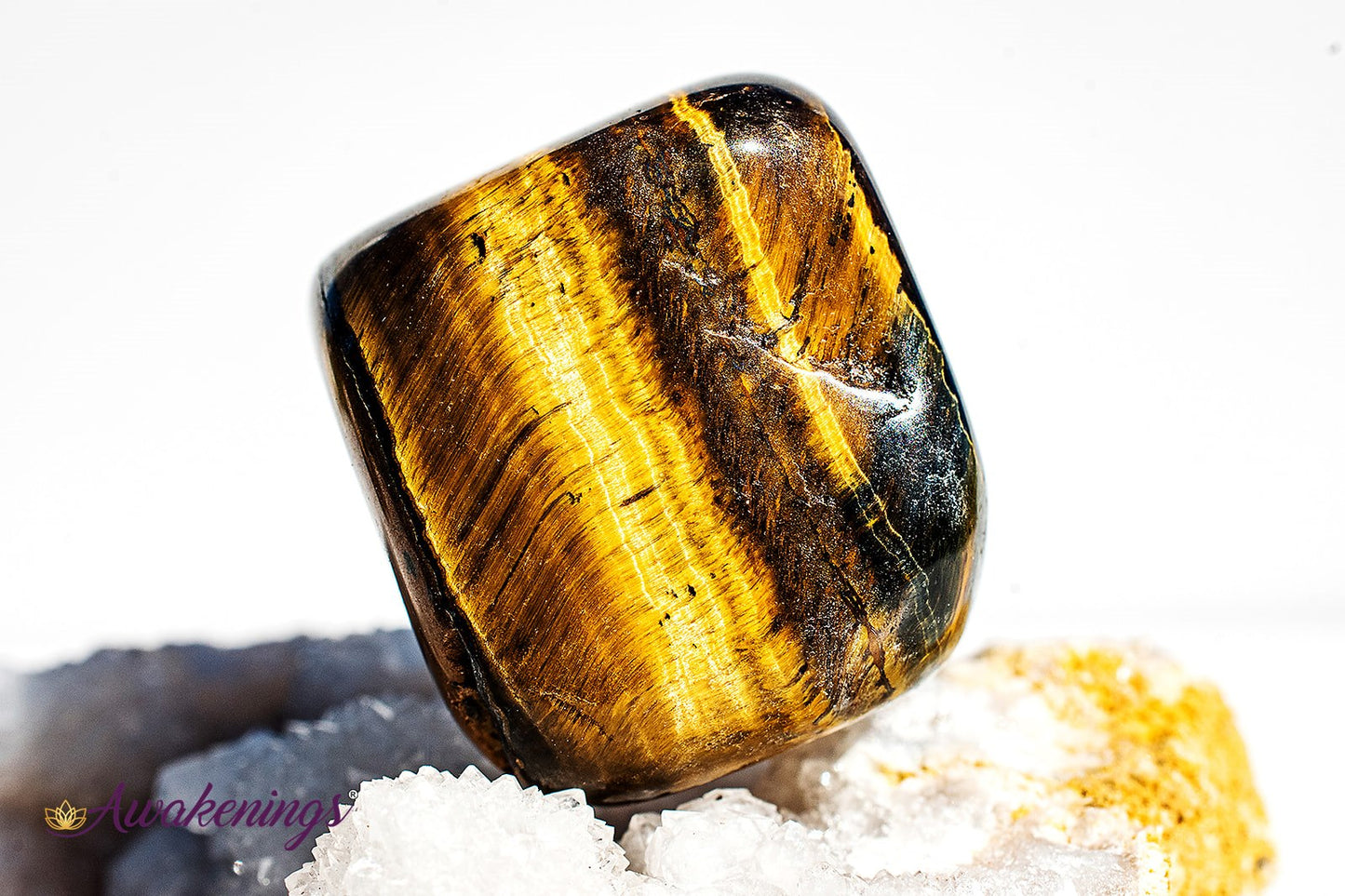 Blue Tigers Eye/Hawk Eye-Tumbled