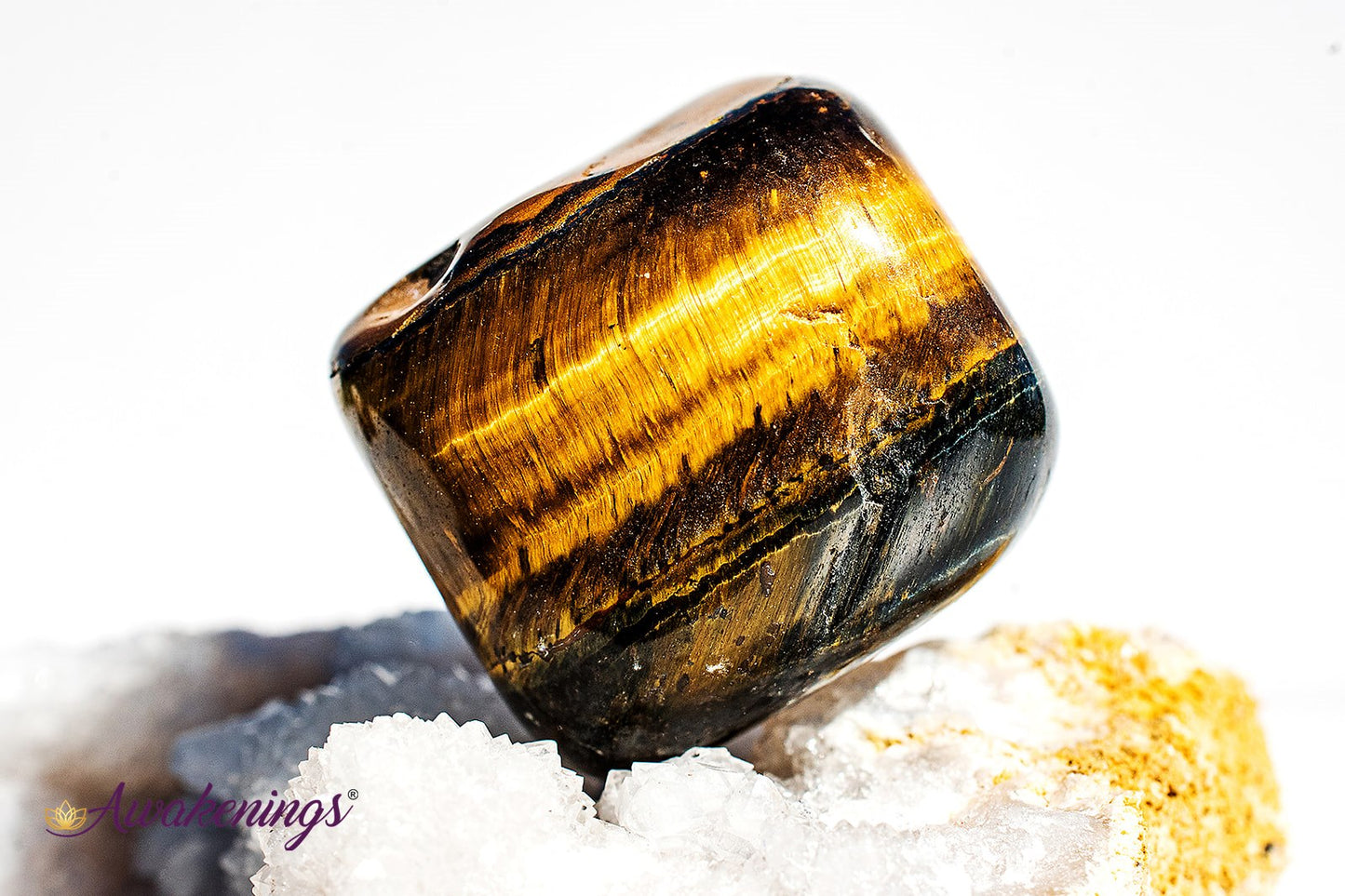 Blue Tigers Eye/Hawk Eye-Tumbled