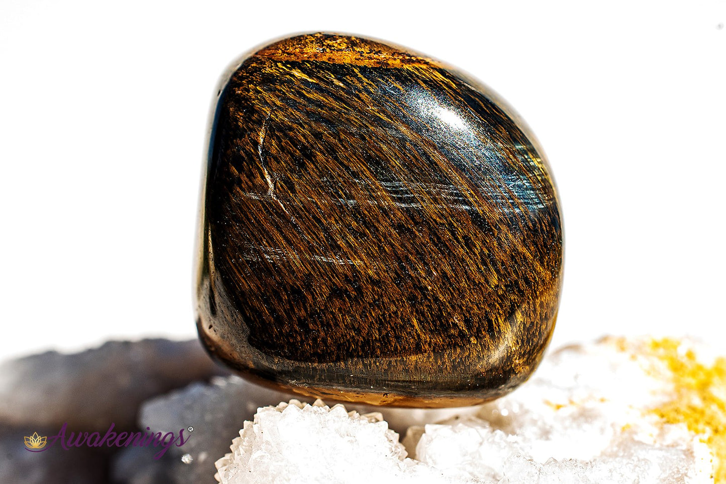 Blue Tigers Eye/Hawk Eye-Tumbled