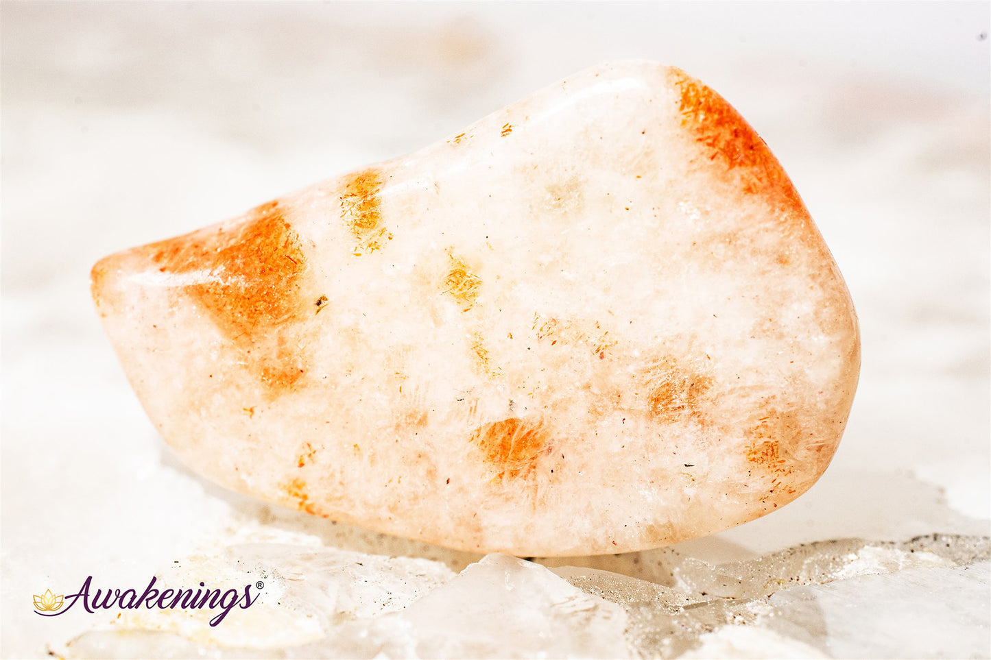 Sunstone (Heliolite) - Tumbled