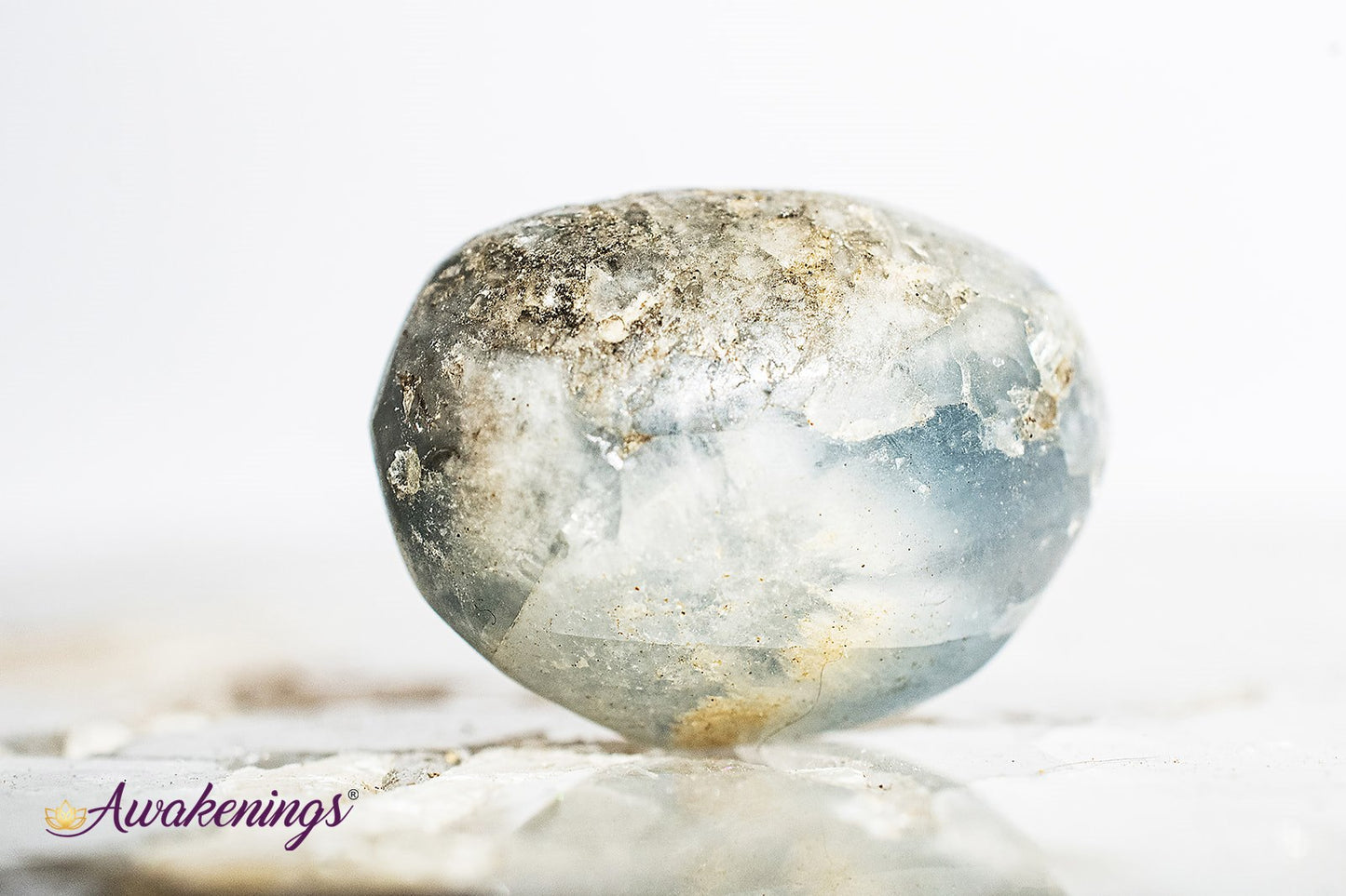 Blue Celestite -  Tumbled