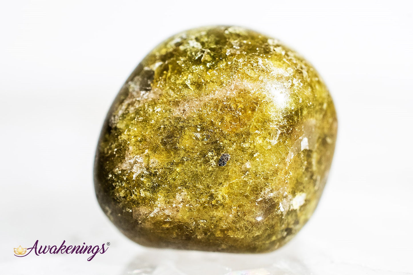 Epidote -  Tumbled