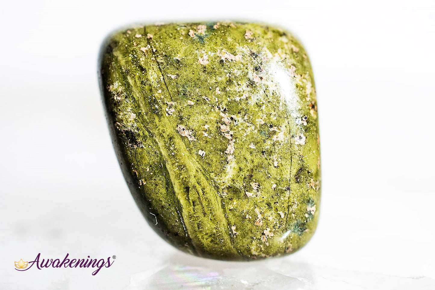 Epidote -  Tumbled