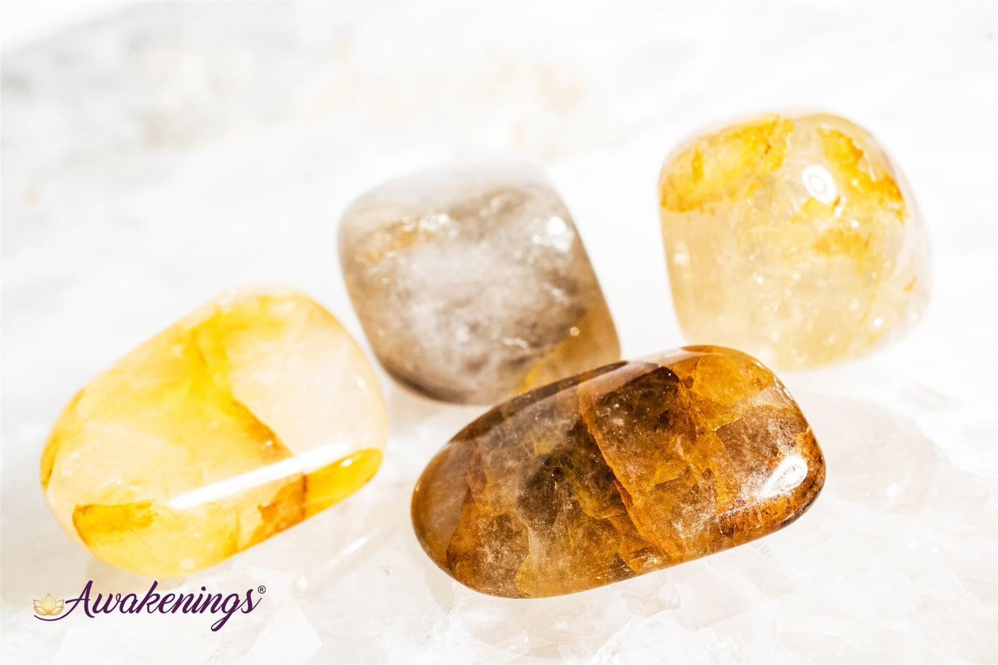 Golden Healer Quartz (Hematoid)  - Tumbled
