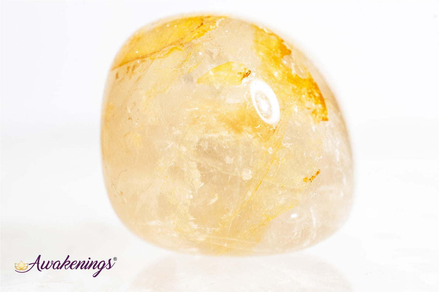 Golden Healer Quartz (Hematoid)  - Tumbled
