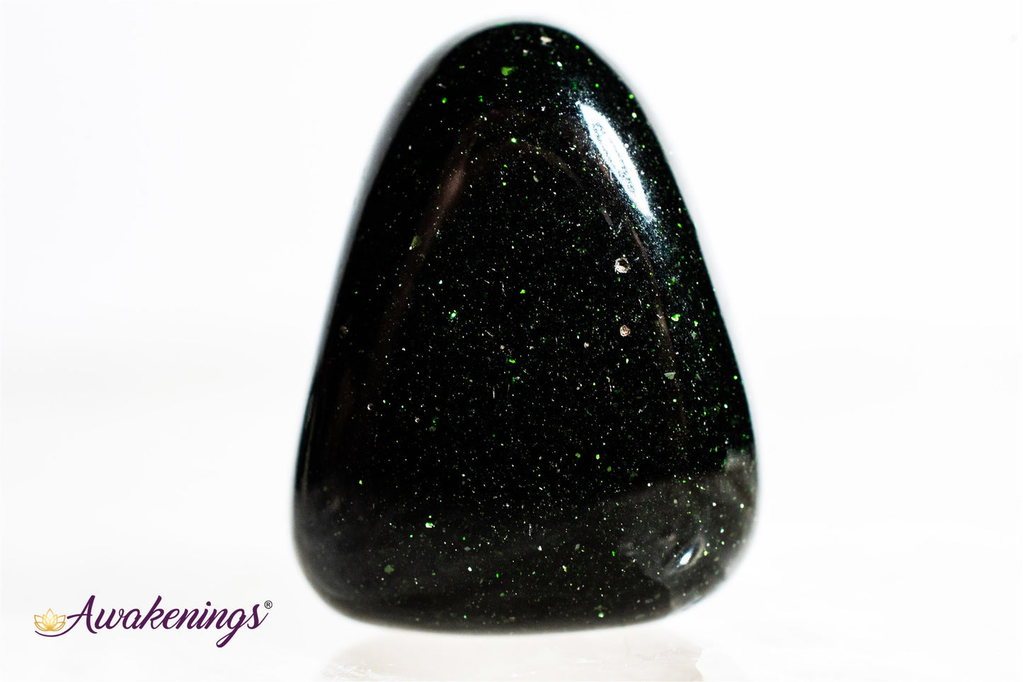 Green Sandstone/Goldstone - Tumbled