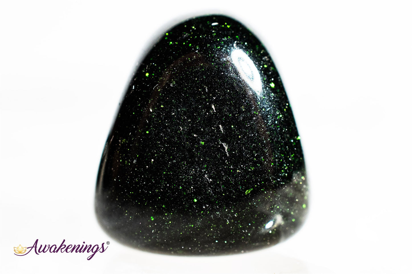 Green Sandstone/Goldstone - Tumbled