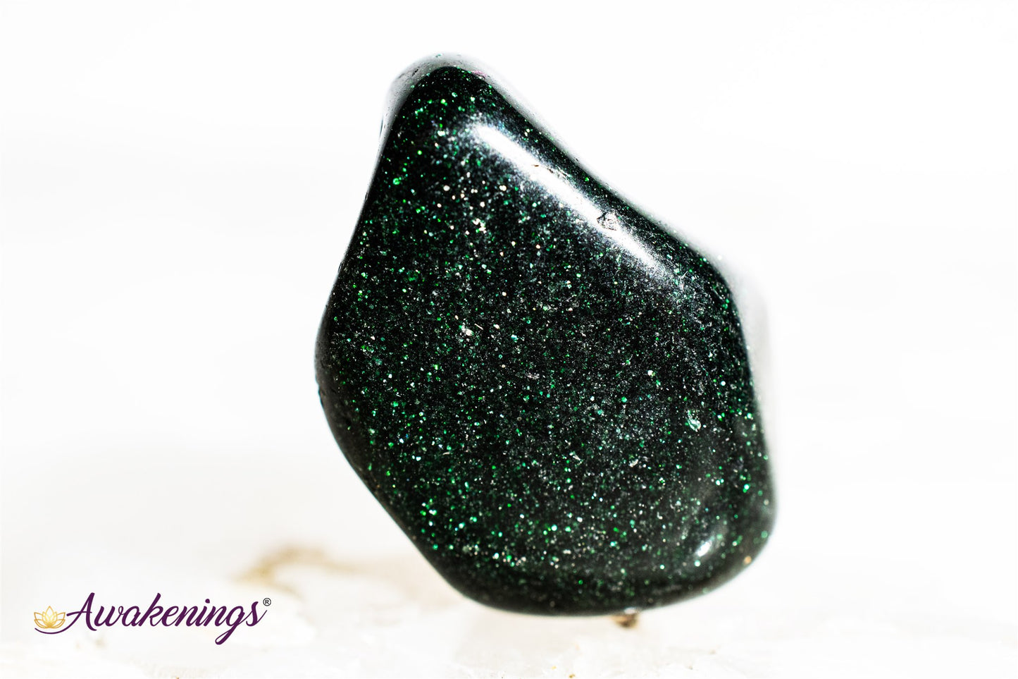 Green Sandstone/Goldstone - Tumbled