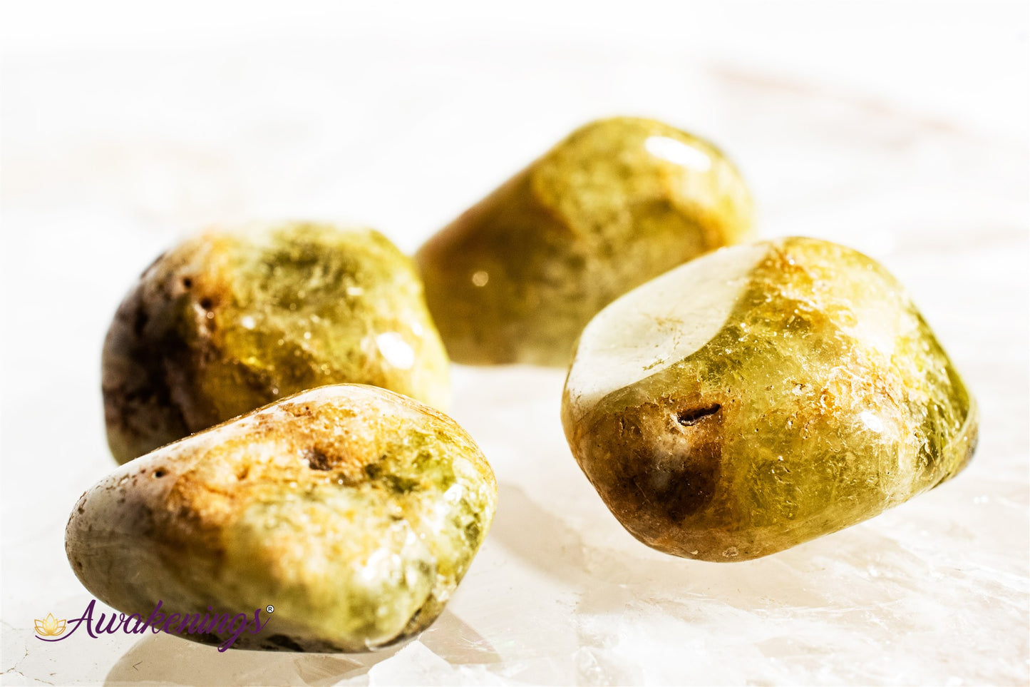 Tsavorite (Grossular) Green Garnet - Tumbled