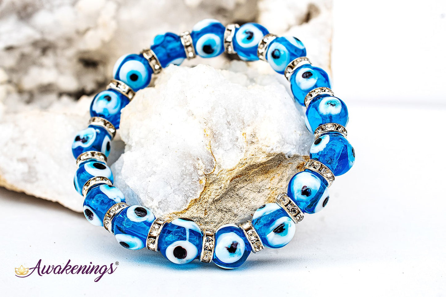 Light Blue Evil Eye Bracelet