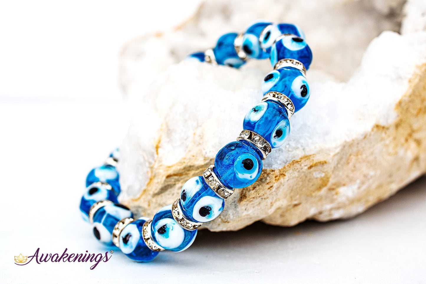 Light Blue Evil Eye Bracelet