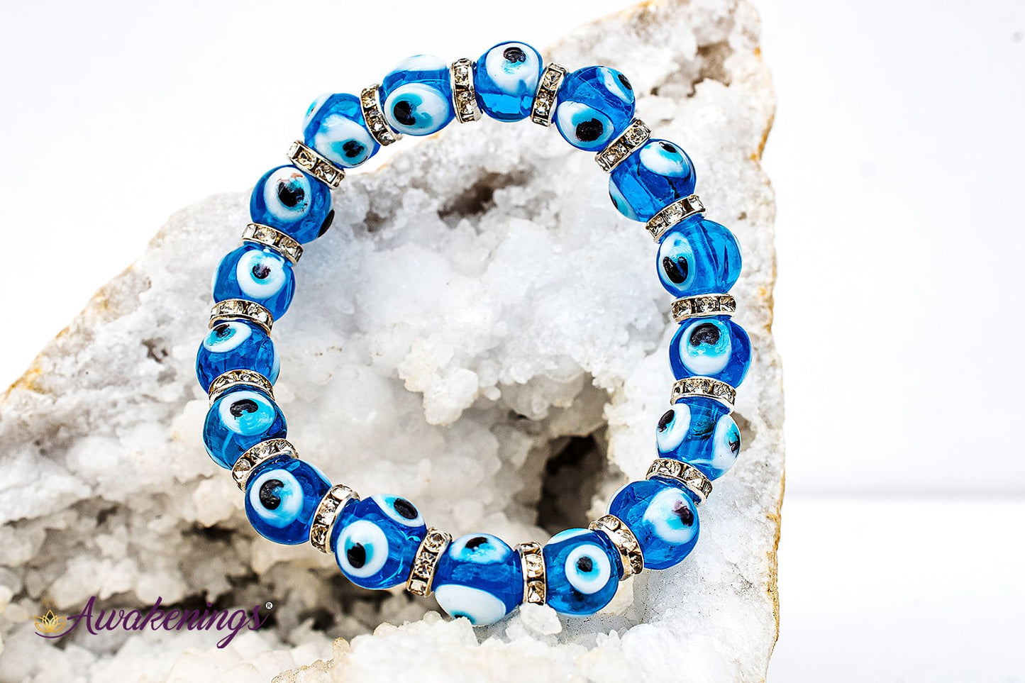 Light Blue Evil Eye Bracelet