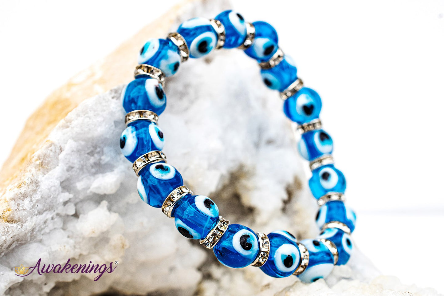 Light Blue Evil Eye Bracelet