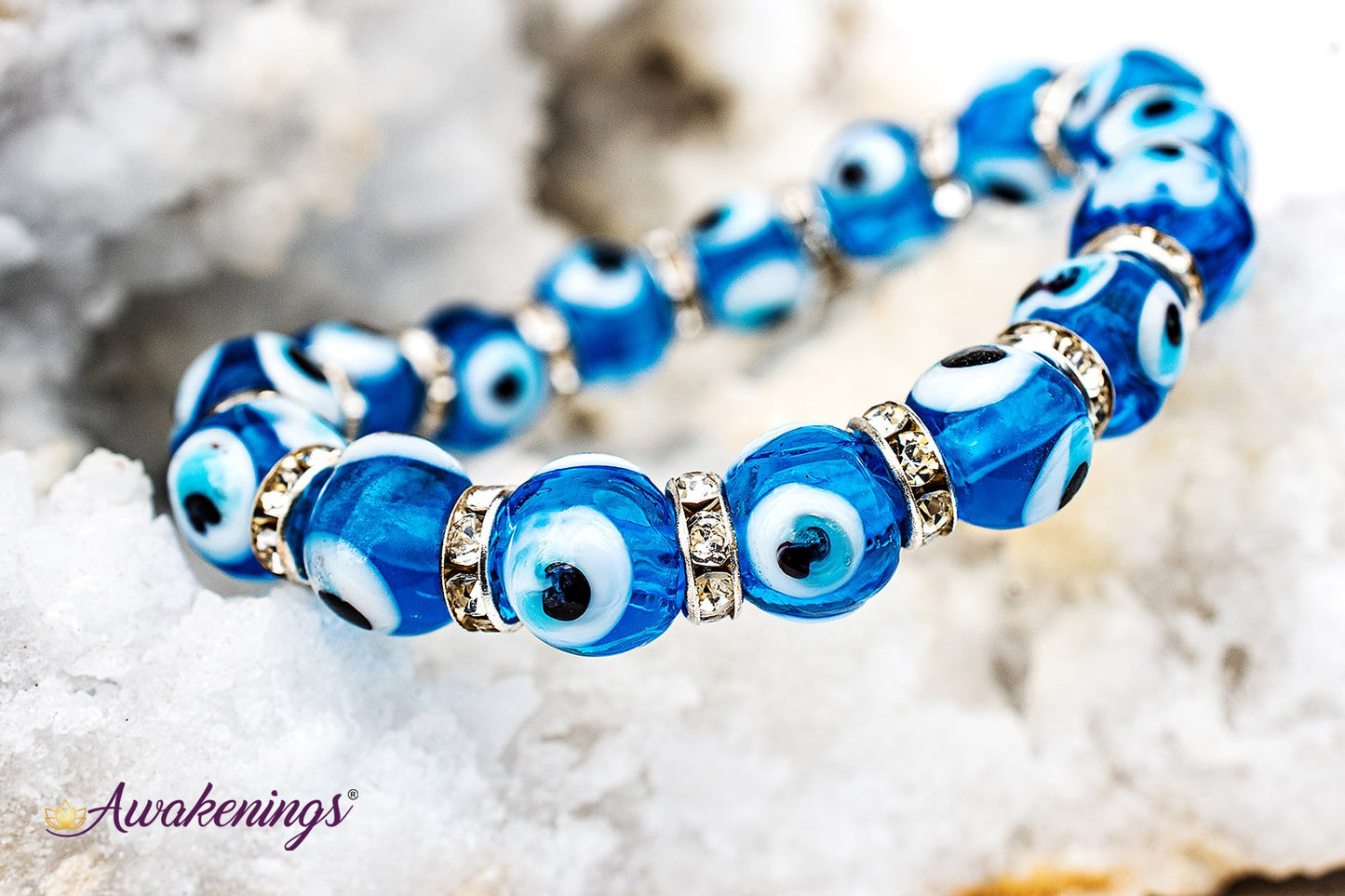 Light Blue Evil Eye Bracelet
