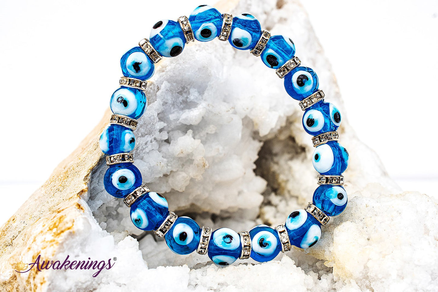 Light Blue Evil Eye Bracelet