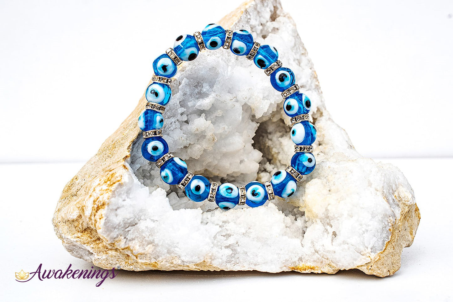 Light Blue Evil Eye Bracelet