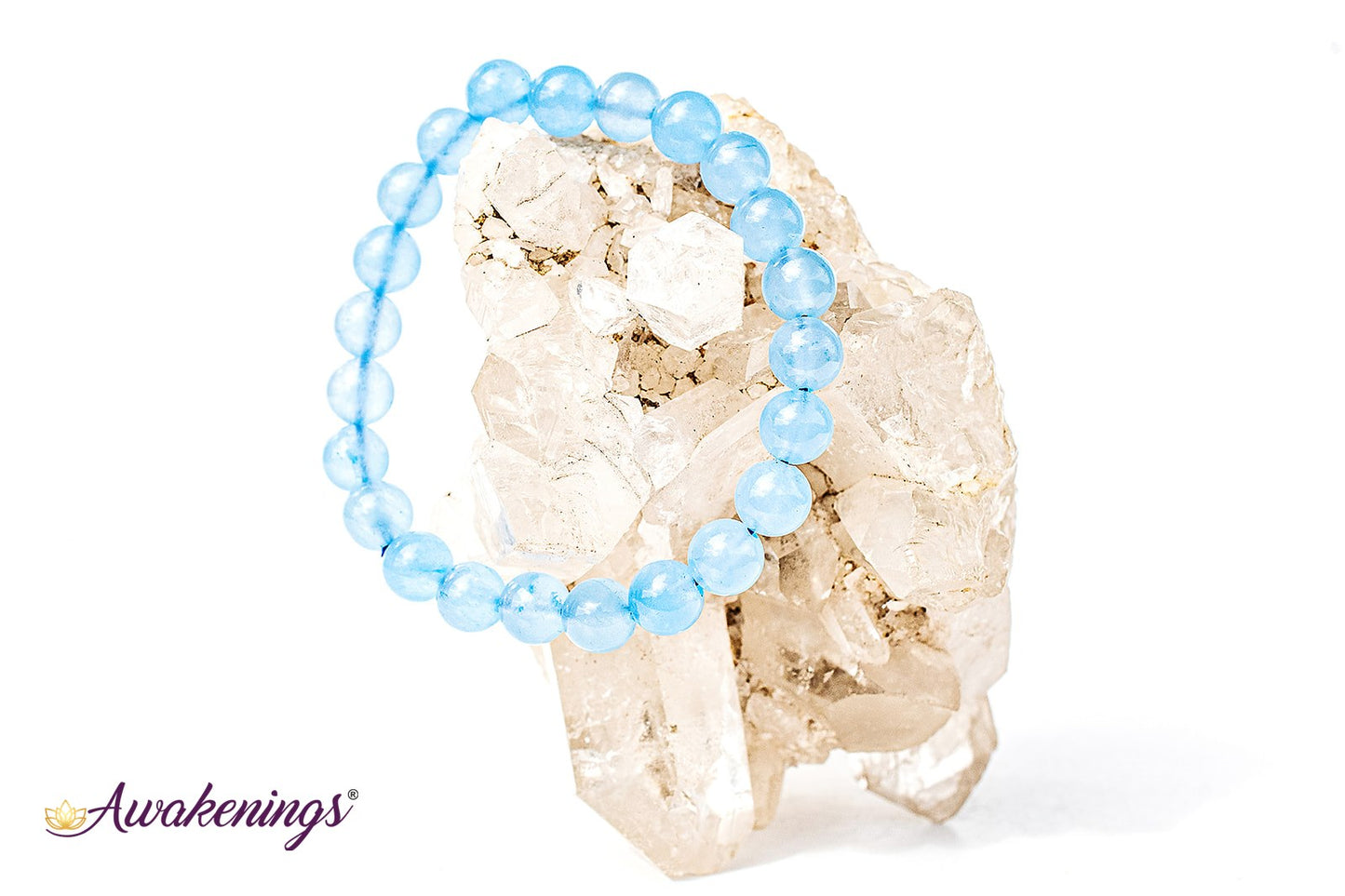 Blue Chalcedony Bracelet- 8mm
