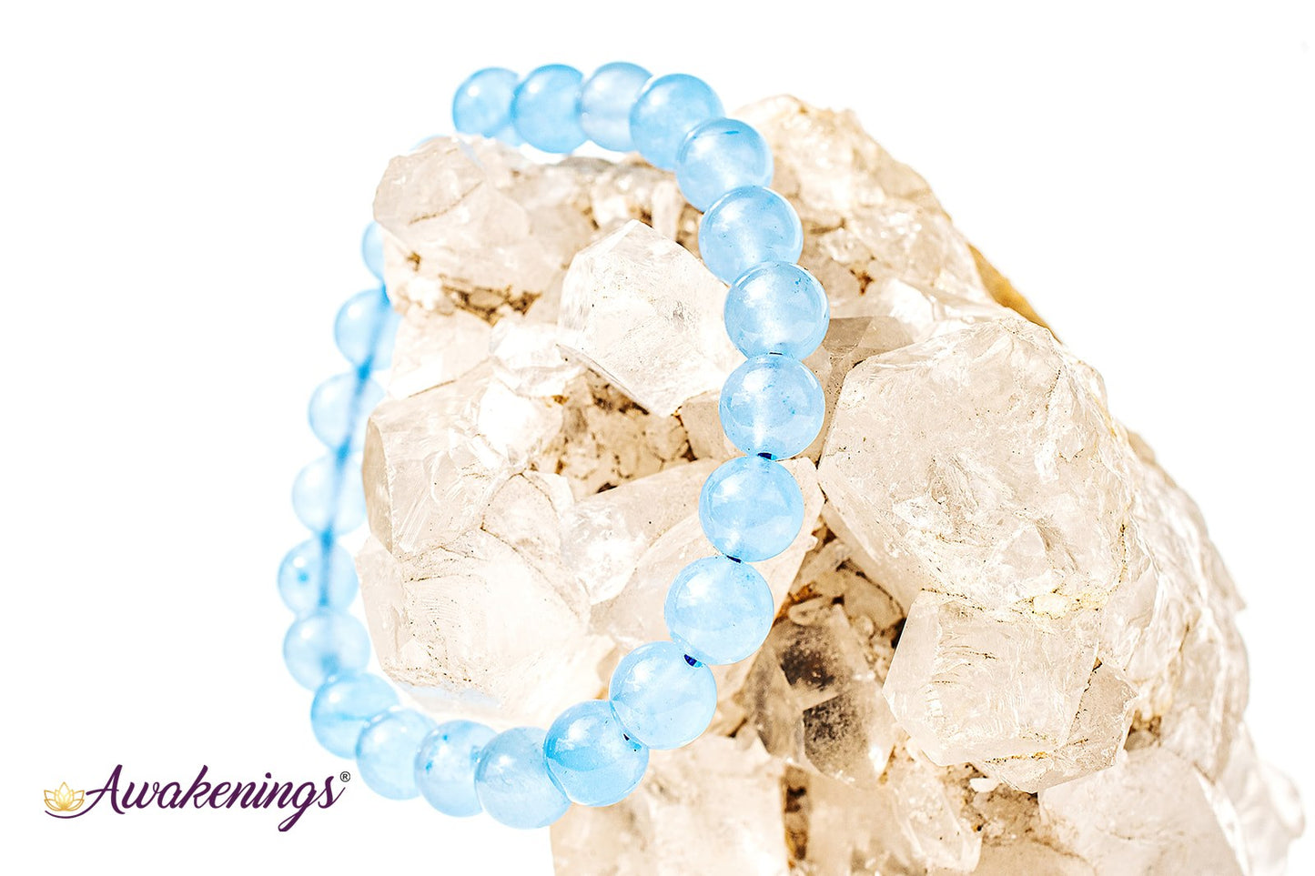 Blue Chalcedony Bracelet- 8mm