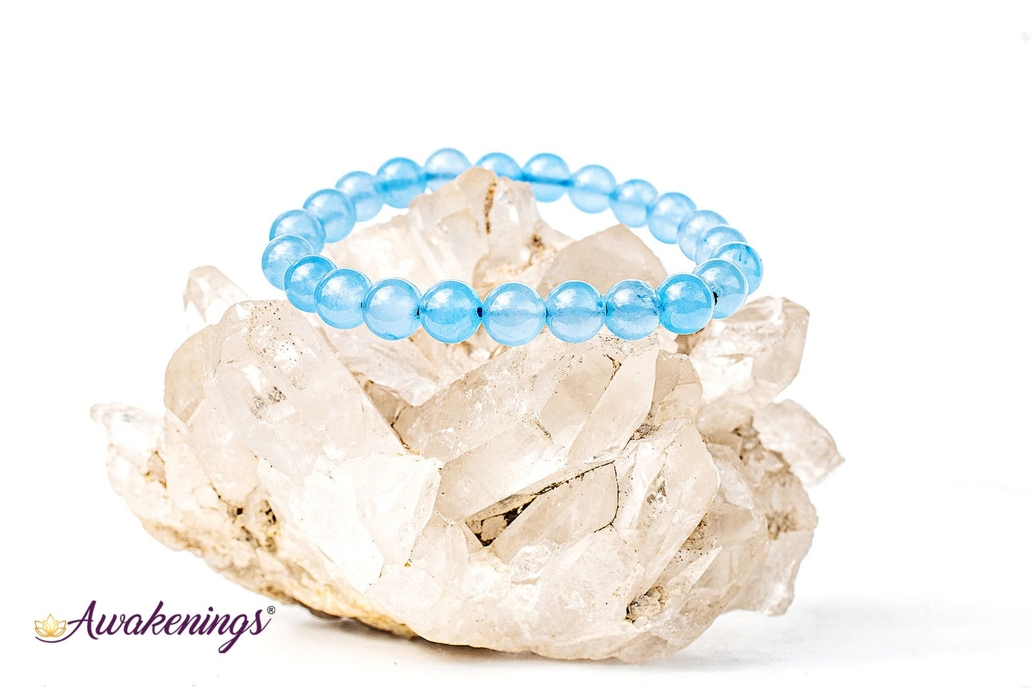 Blue Chalcedony Bracelet- 8mm