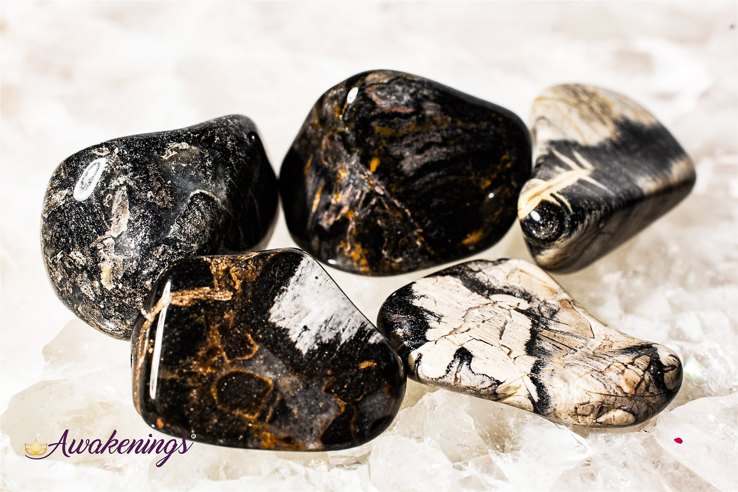 Silver Leaf Jasper - Tumbled