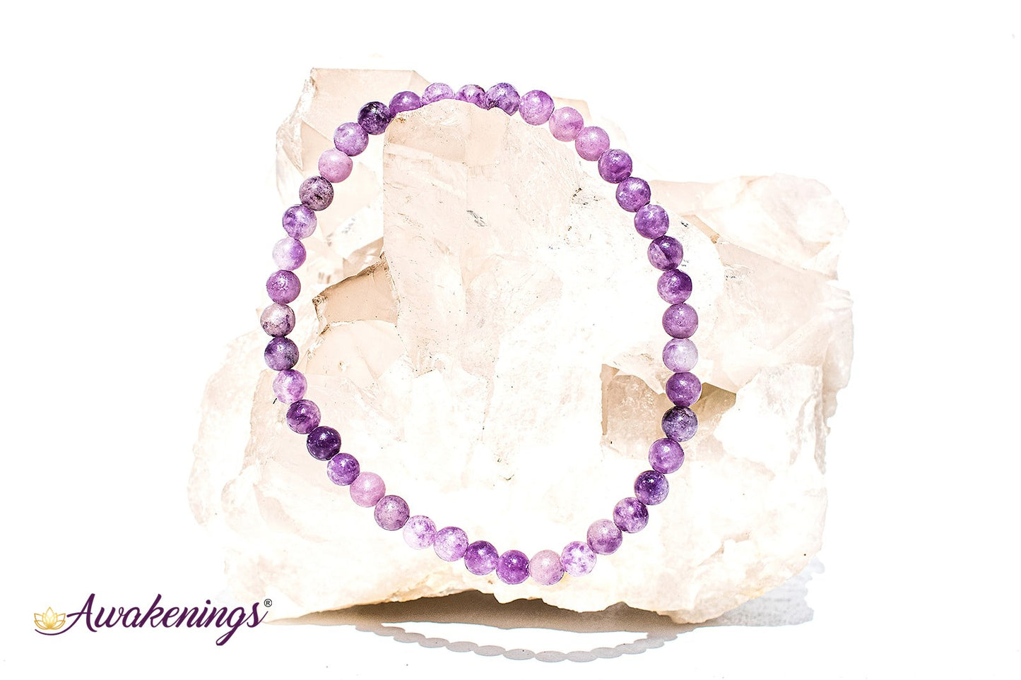 Lepidolite Bracelet-4mm