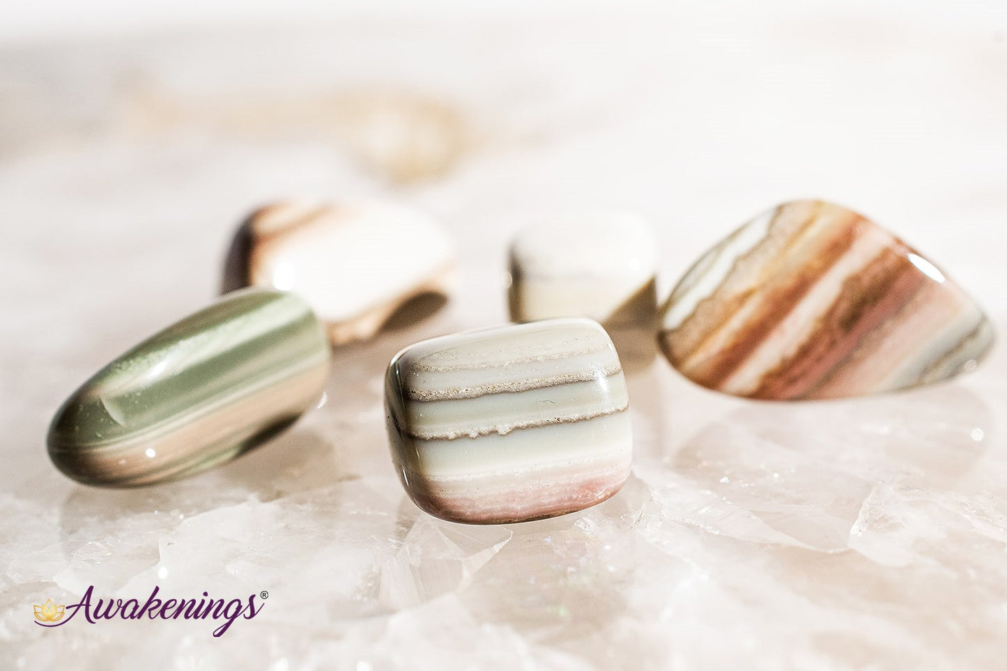 Saturn Chalcedony - Tumbled