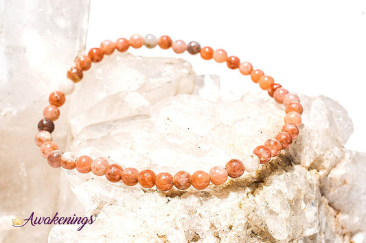 Pink Lepidolite Bracelet- (4-6mm)