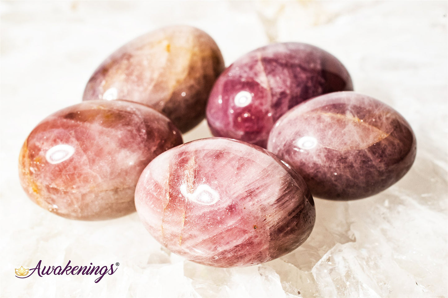 Purple Rose Quartz - Tumbled Large