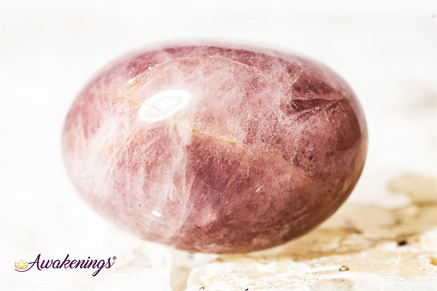 Purple Rose Quartz - Tumbled Large