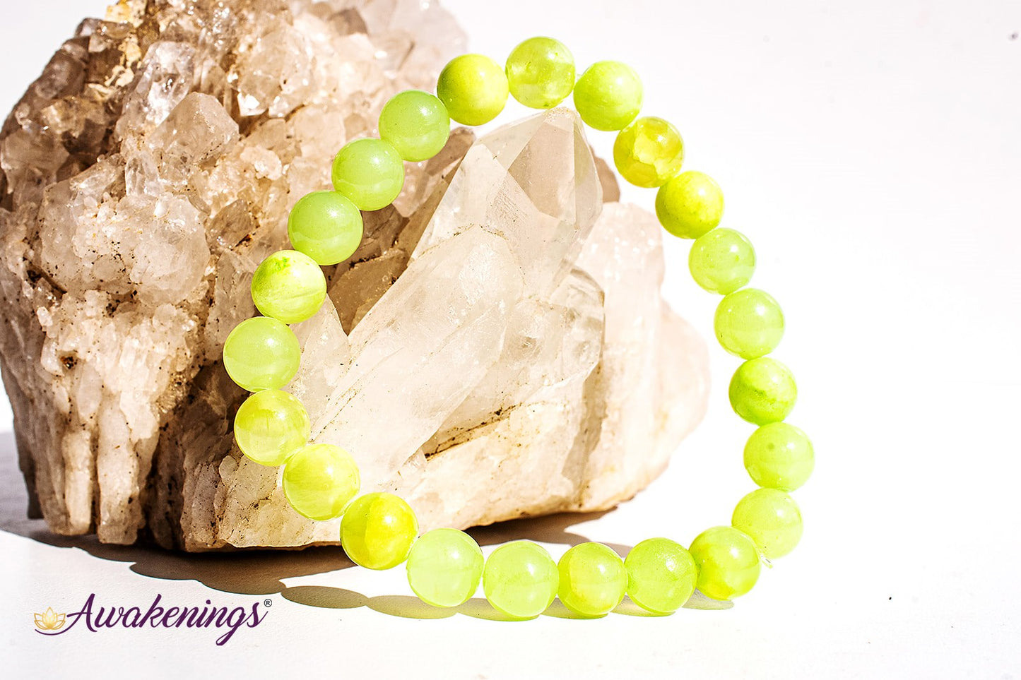 Green Calcite Bracelet - 8mm