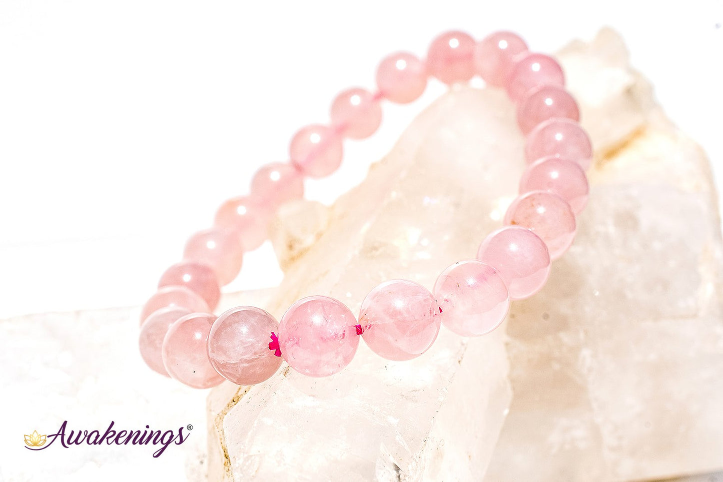 Pink Amethyst Bracelet- 8mm