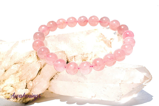 Pink Amethyst Bracelet- 8mm